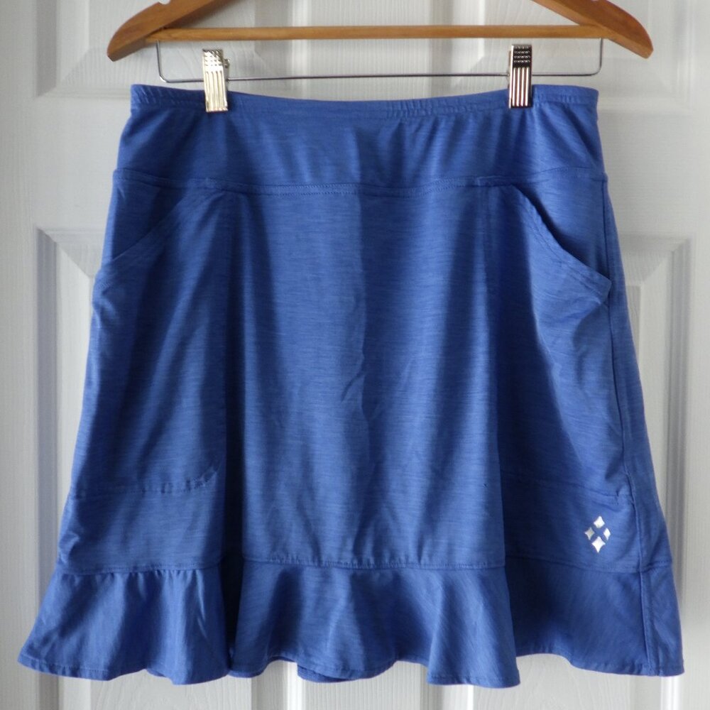 Jofit Skort Women's Activewear Pull On Pleated Golf Pickleball Size Medium Blue